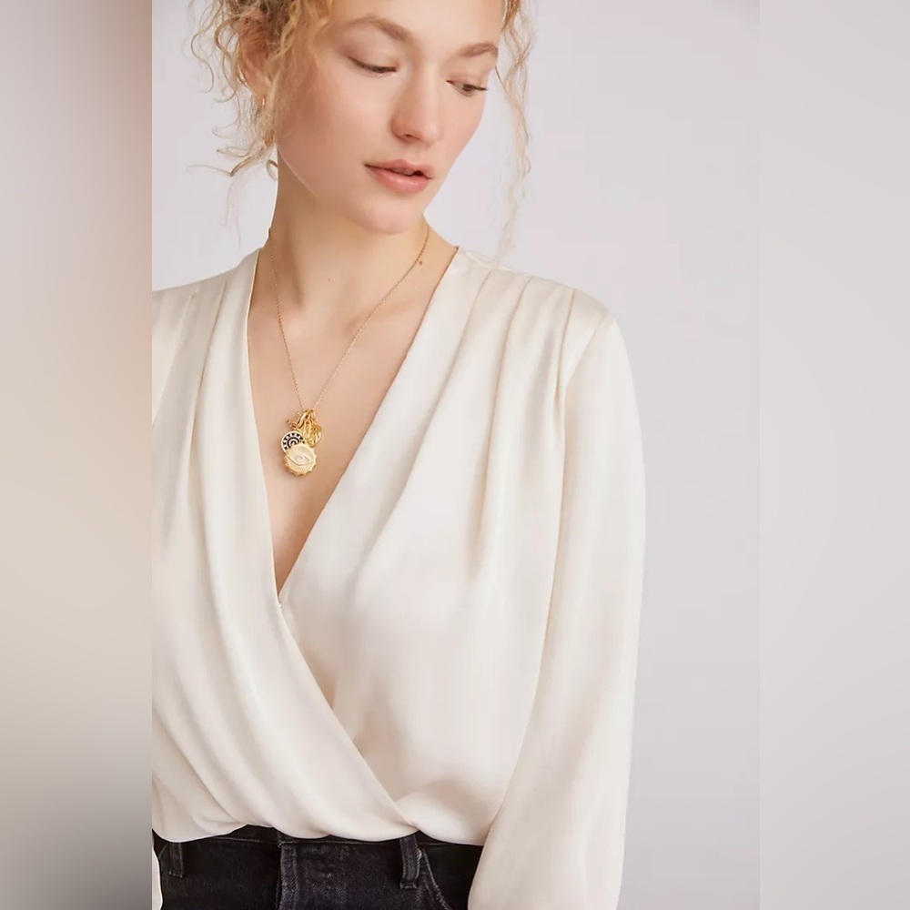 NWT Favorite Daughter The Date Blouse Bodysuit - Picture 2 of 4